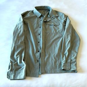 Arc’teryx Skyline Long-Sleeve Shirt – Men’s - Size M - Silver/Grey